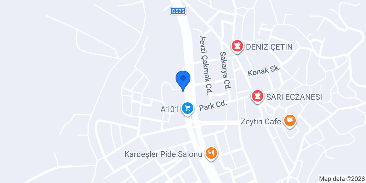 Gencer Oto Lastık konumu