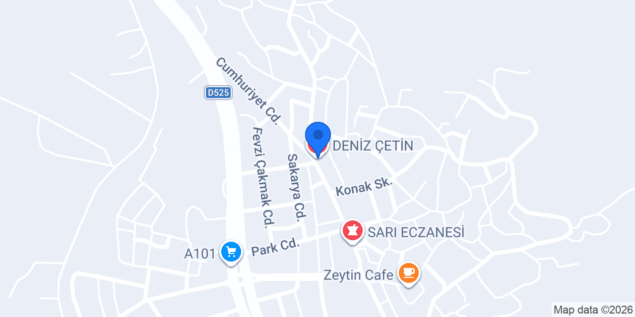 DENİZ ÇETİN konumu