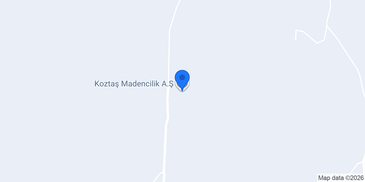 Koztaş Madencilik A.Ş. konumu