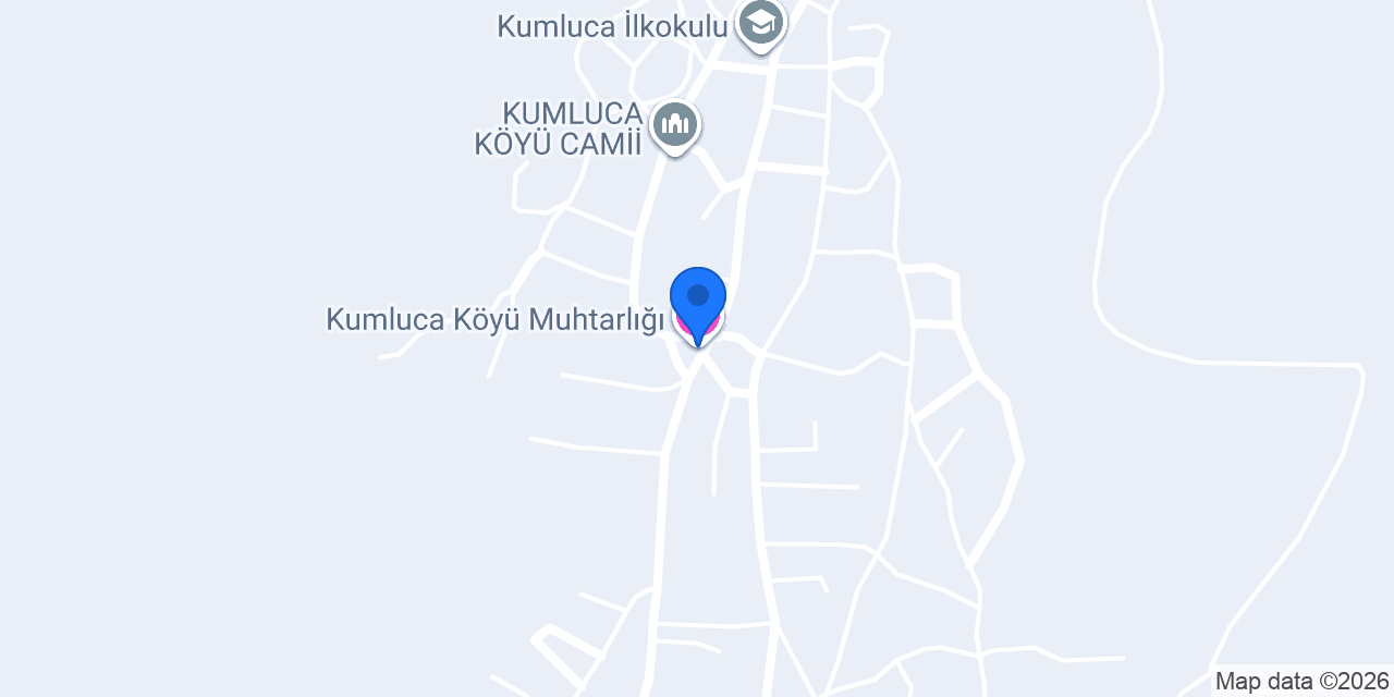 Kumluca Köyü Muhtarlığı konumu