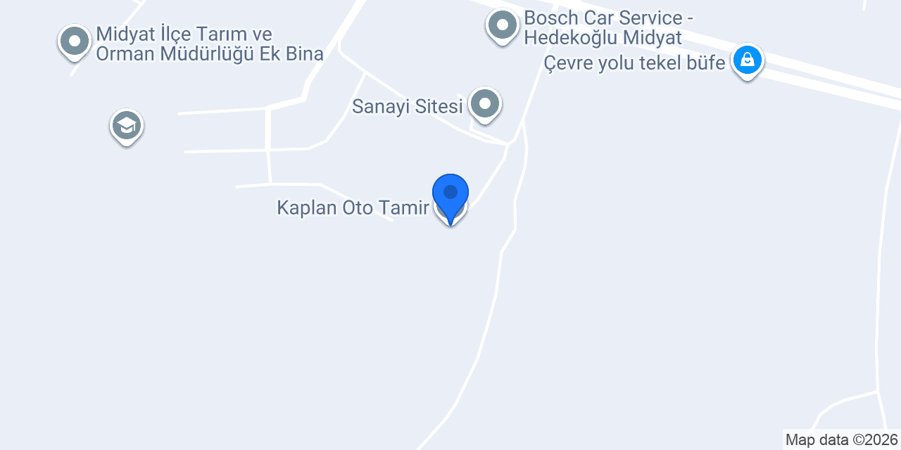 Kaplan Oto Tamir konumu