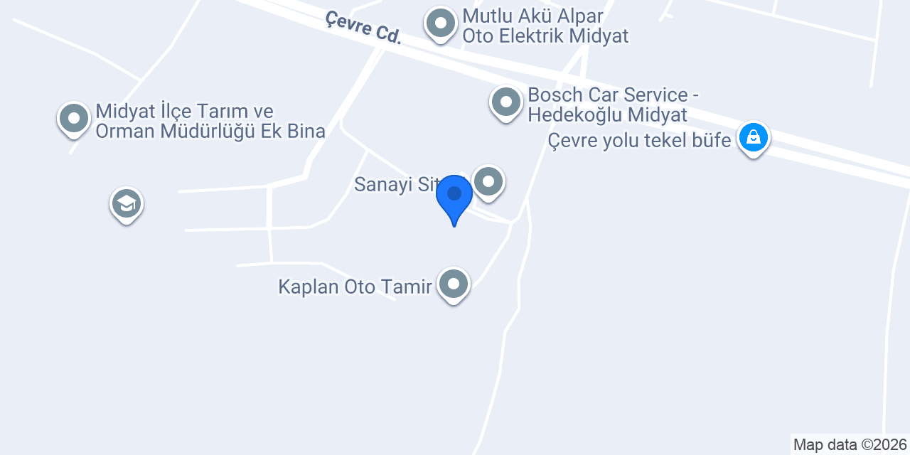 Ramazan Usta Oto Servis konumu