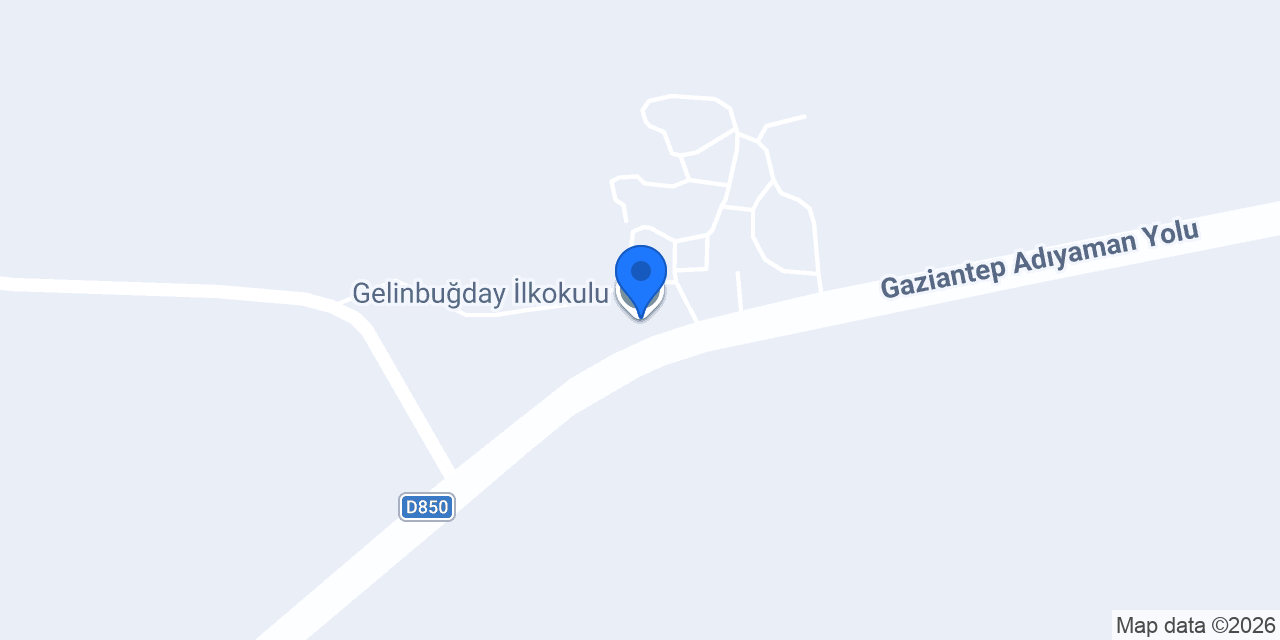 Gelinbuğday İlkokulu konumu