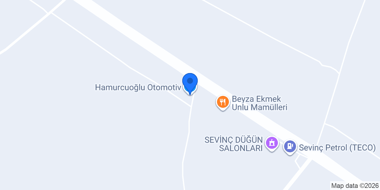 Hamurcuoğlu Otomotiv konumu