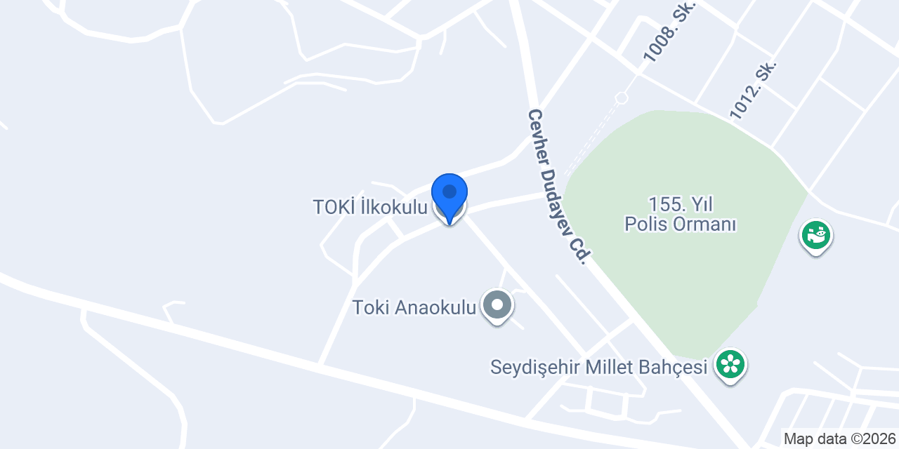 Toki İlkokulu konumu