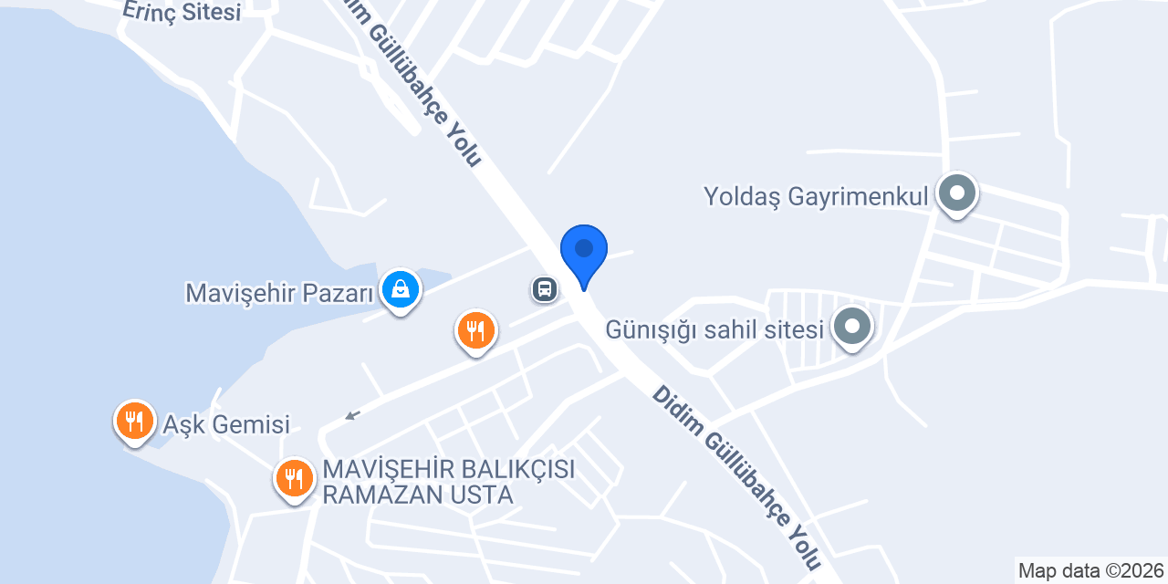 Karaca Marin & Garage konumu