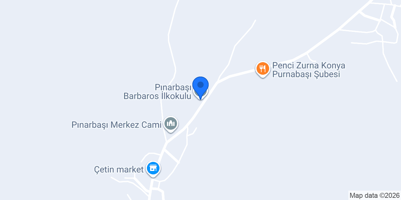 Pınarbaşı Barbaros İlkokulu konumu