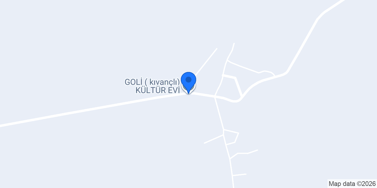 GOLİ ( kıvançlı) KÜLTÜR EVİ konumu