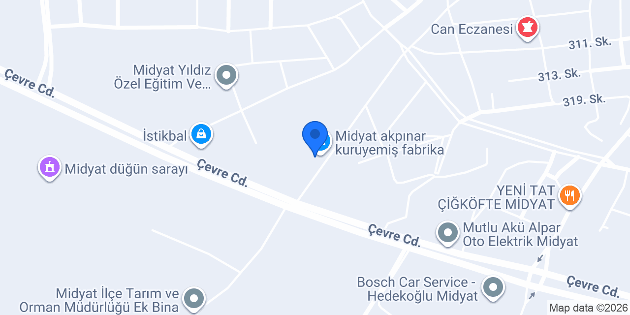 Mahmuthan Efendi Fabrika konumu