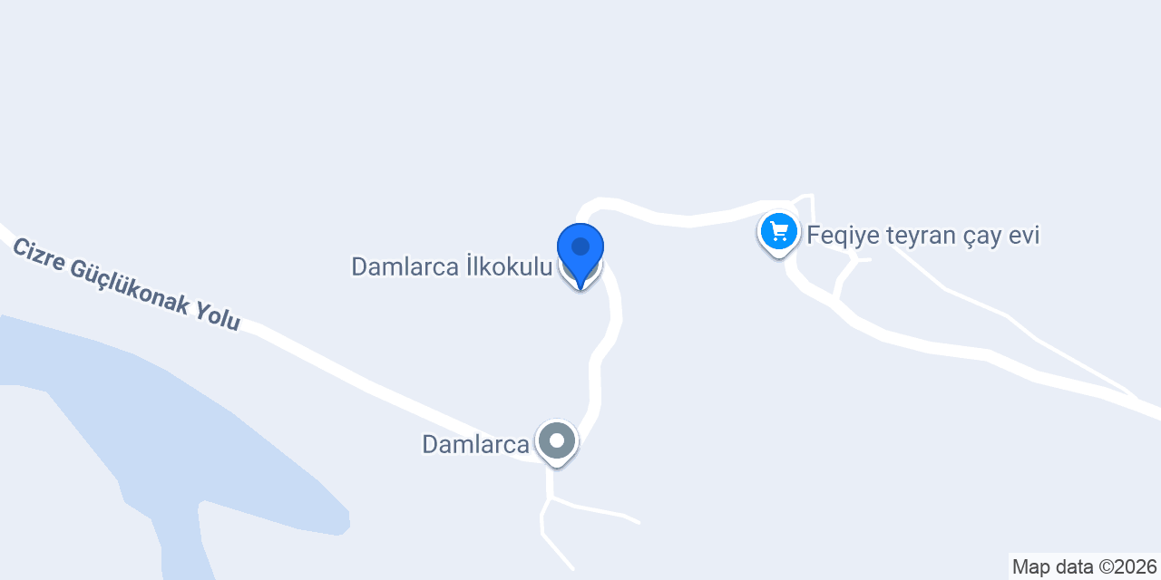 Damlarca İlkokulu konumu