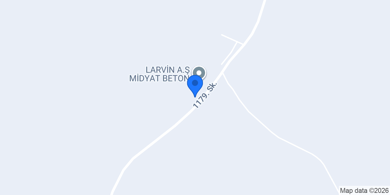 Midyat Hazır Beton Tesisi konumu
