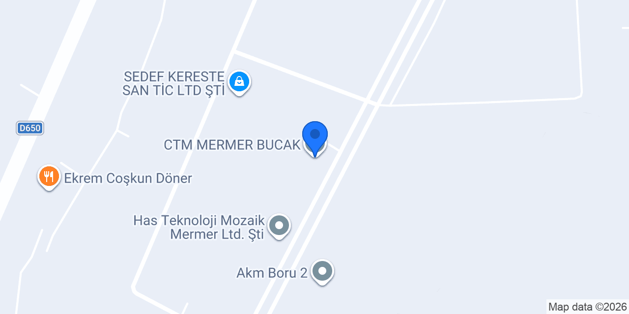 CTM MERMER BUCAK konumu