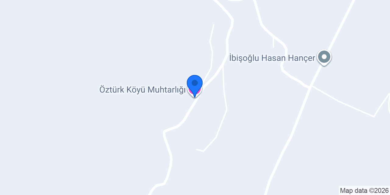 Öztürk Köyü Muhtarlığı konumu