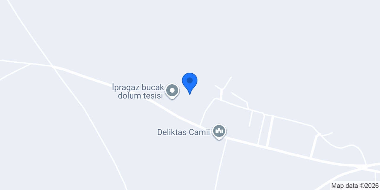 KONGAZ A.Ş. Bucak dolum tesisi konumu