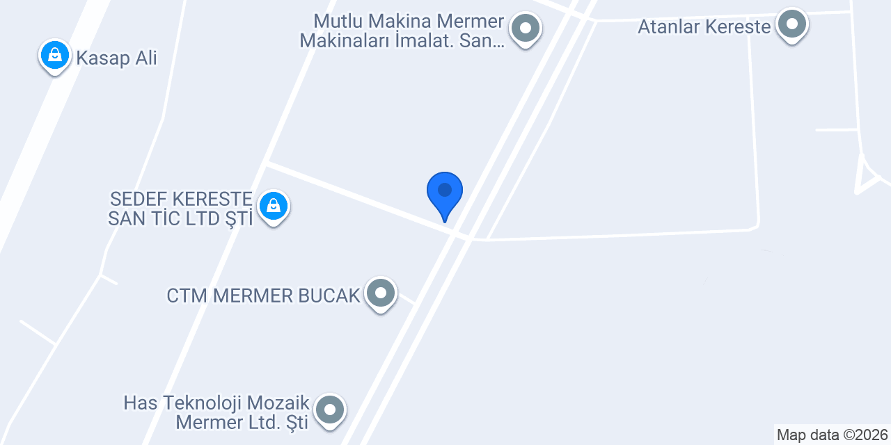Yüceler Makina konumu