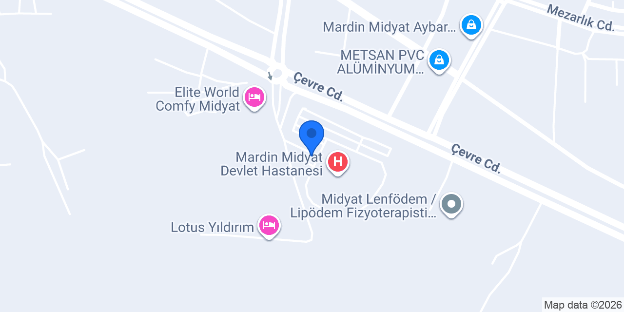 Midyat Sağlık Taksi konumu
