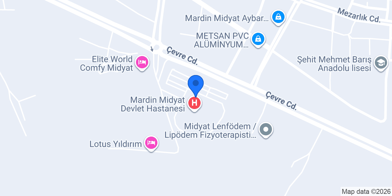 Midyat Taksi konumu