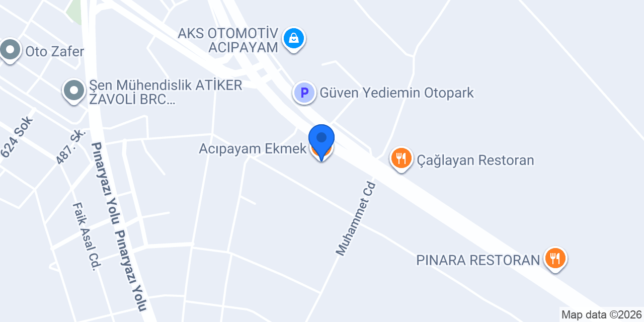 Acıpayam Ekmek konumu