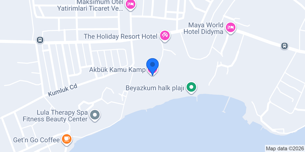 Akbük Kamu Kamp konumu