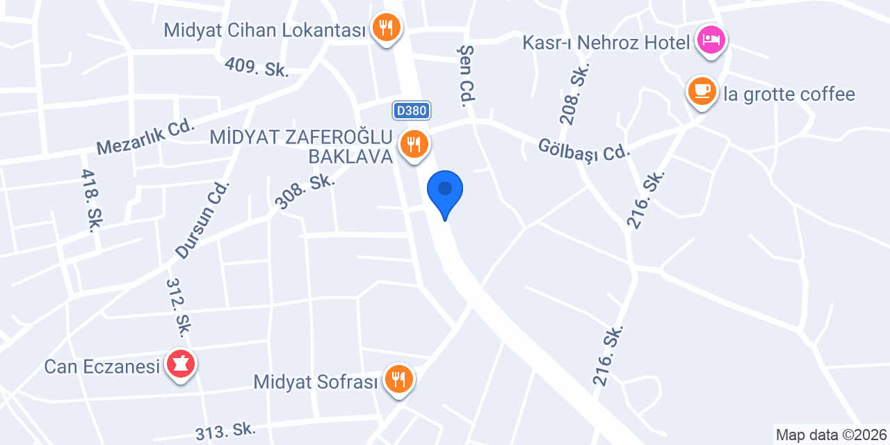 Martur Turizm - Midyat konumu