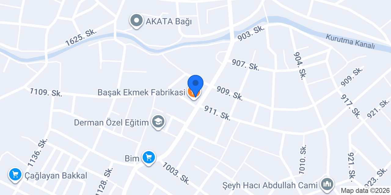 Başak Ekmek Fabrikasi konumu