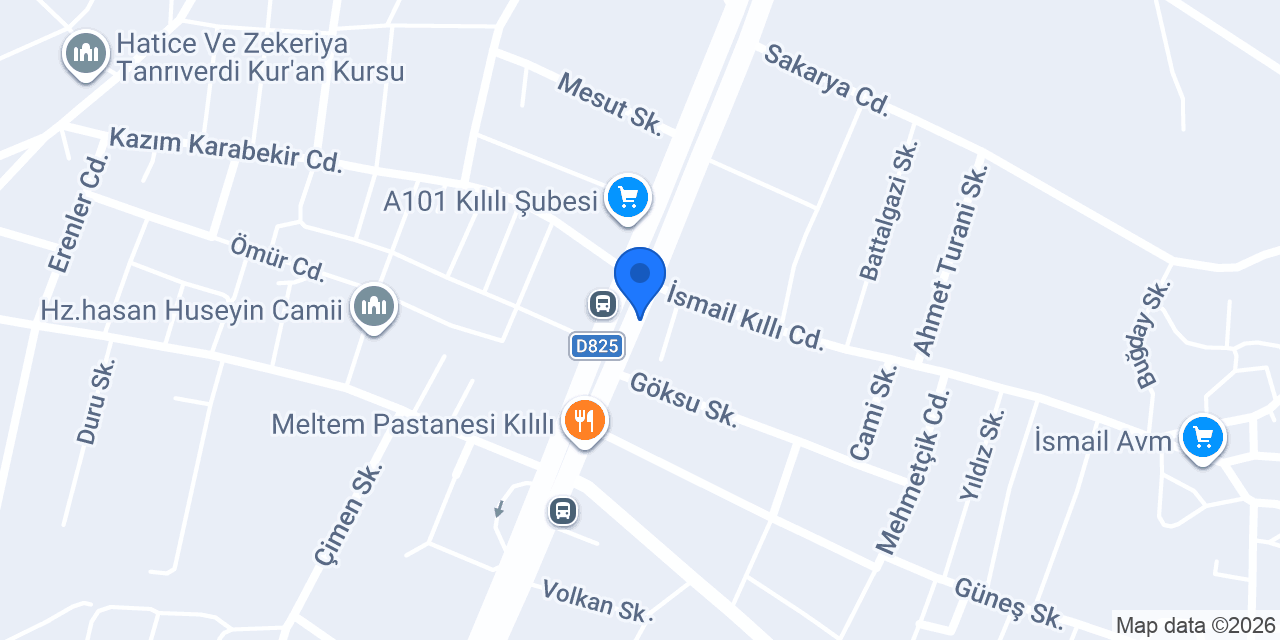 KURT VETERİNER KLİNİĞİ konumu