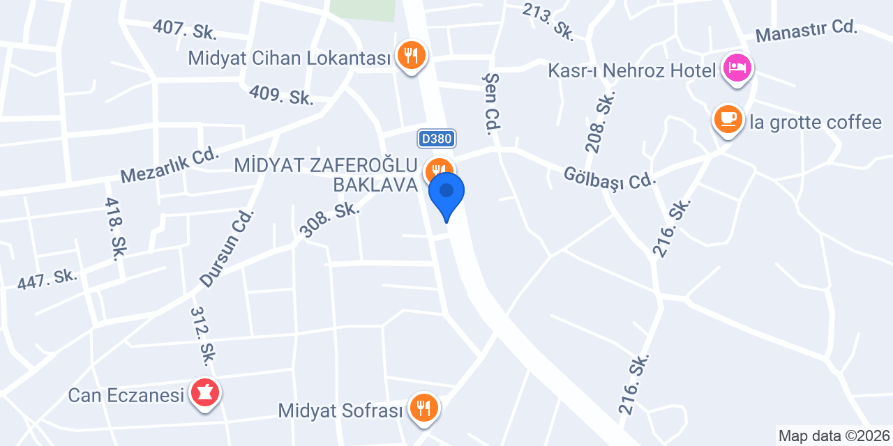 Şelale Ocakbaşi konumu