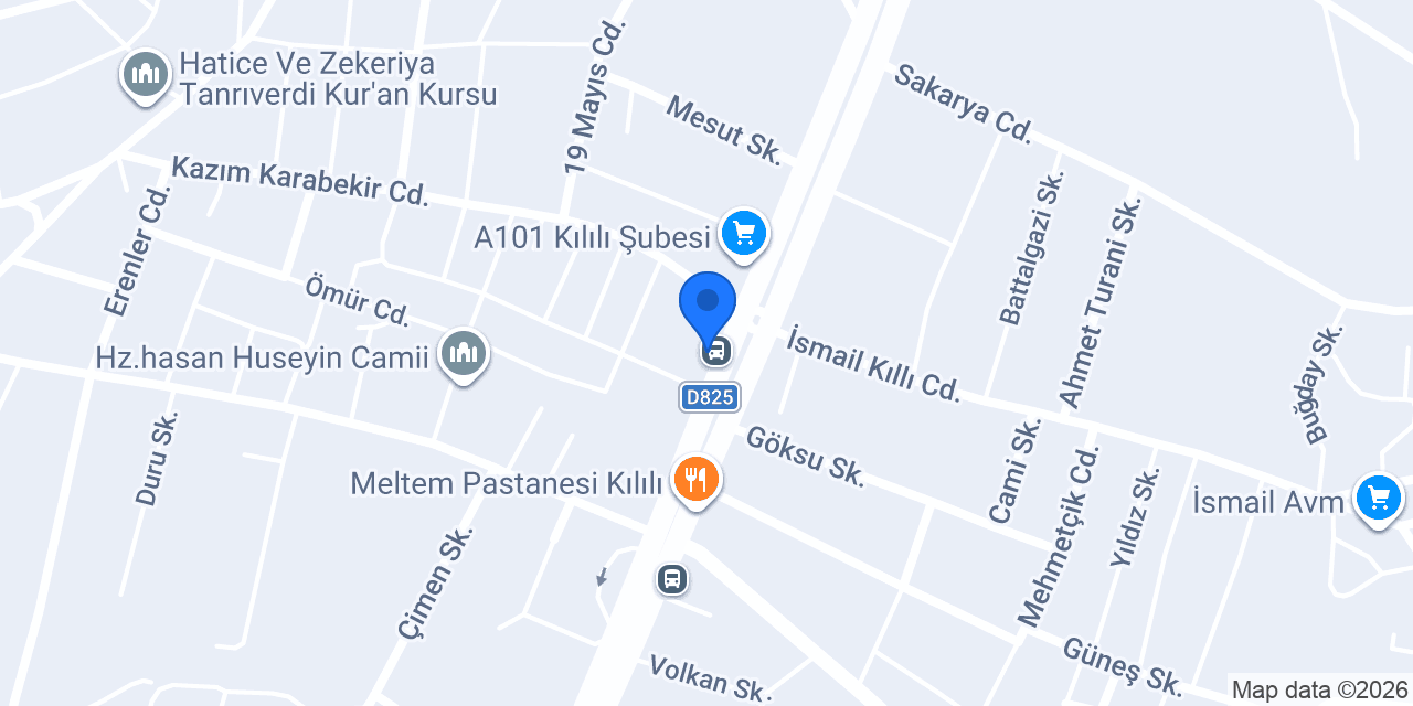 Türkoğlu veteriner kliniği konumu