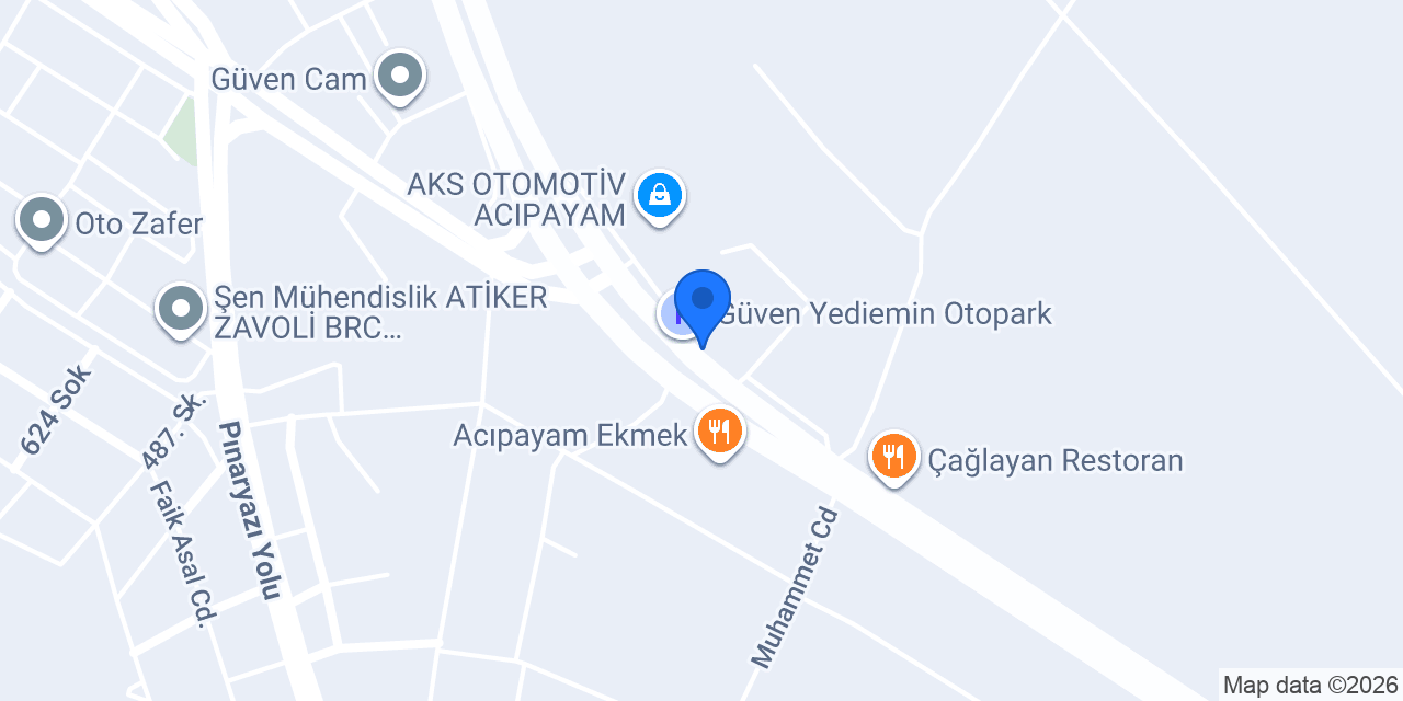 Yurtsev İş Makinaları konumu