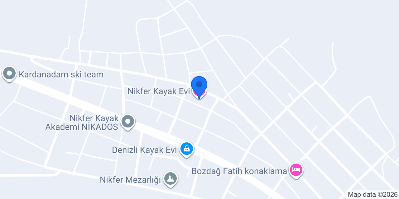 Nikfer Kayak Evi konumu