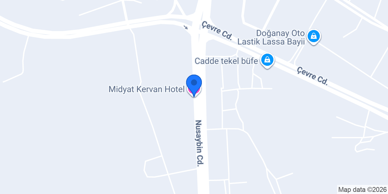 Midyat Kervan Hotel konumu