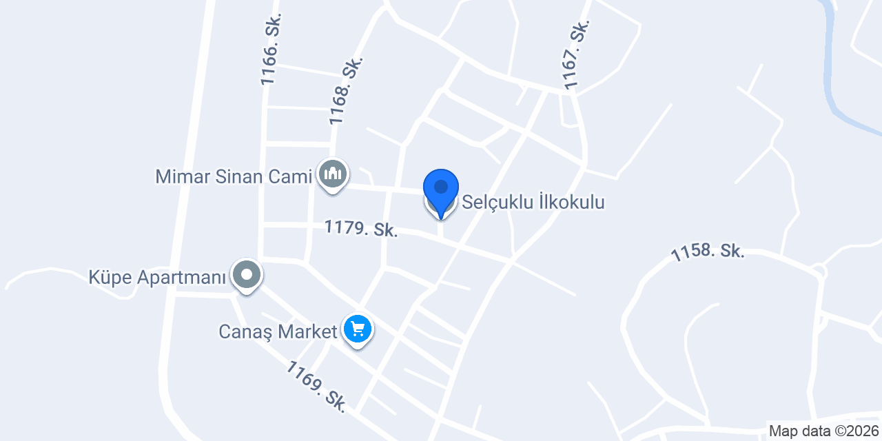 Selçuklu İlkokulu konumu
