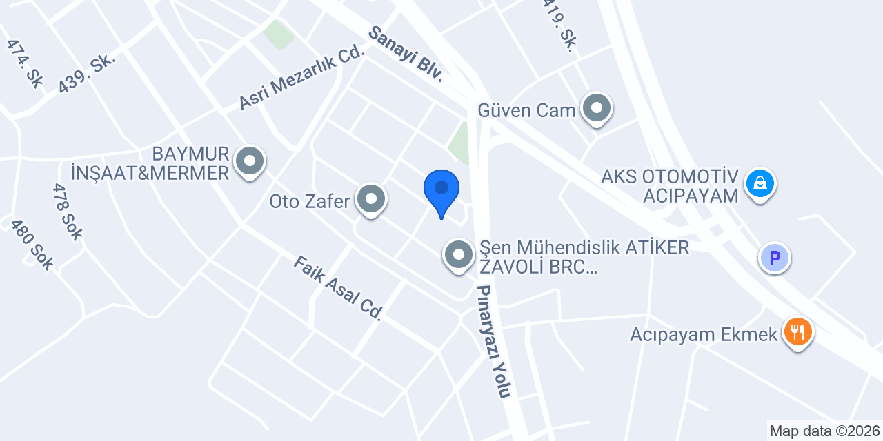 ERTÜRK AUTO SERVİCE konumu