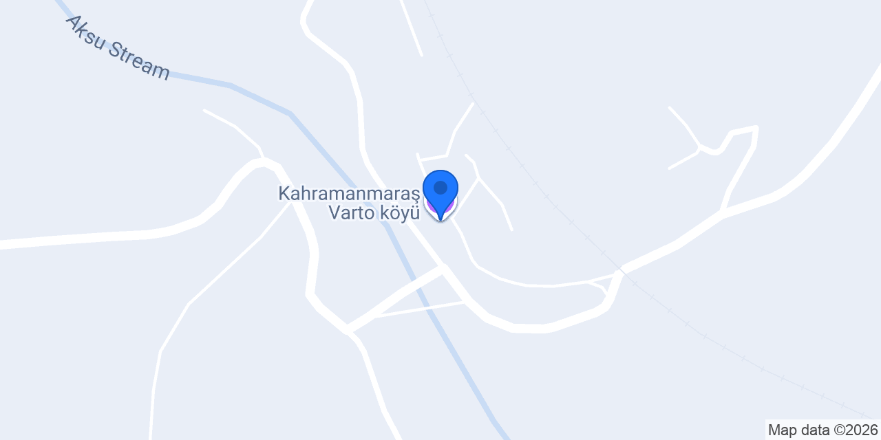 Kahramanmaraş Varto köyü konumu