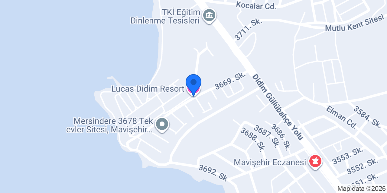 Lucas Didim Resort konumu