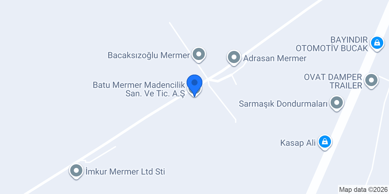 Batu Mermer Madencilik San. Ve Tic. A.Ş. konumu