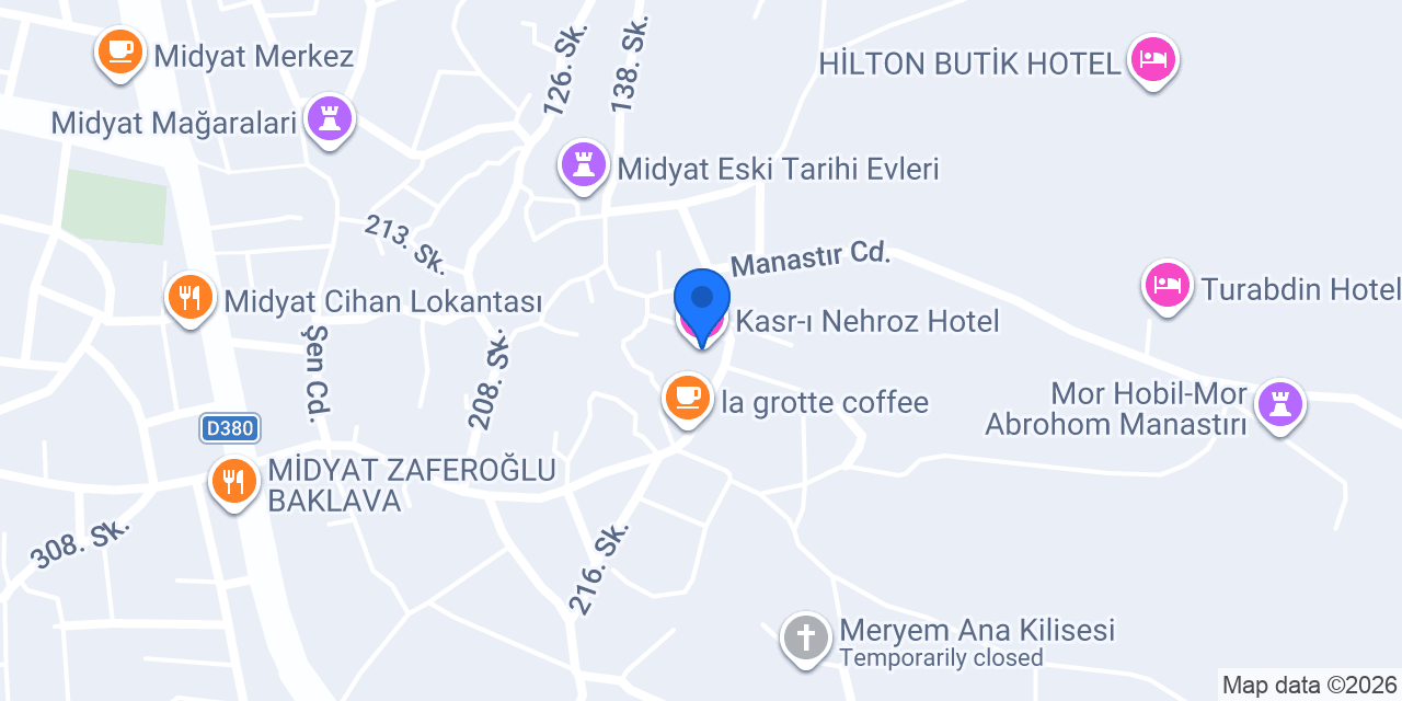 Kasr-ı Nehroz Hotel konumu