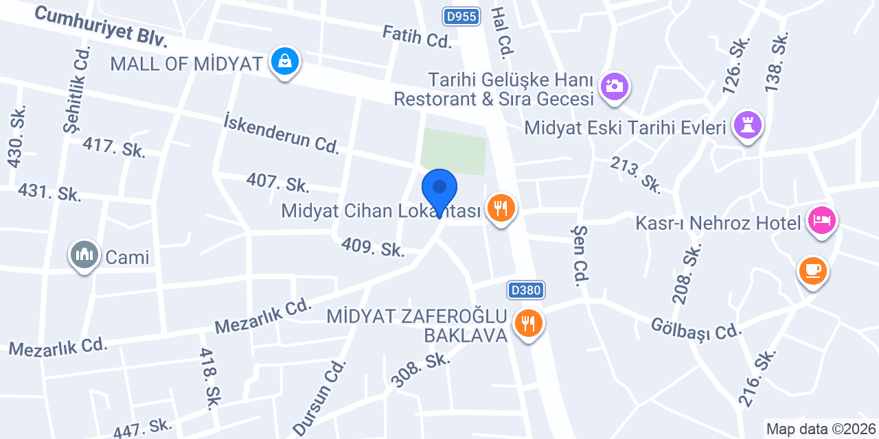 Mali Müşavir İSHAK AKTAŞ konumu