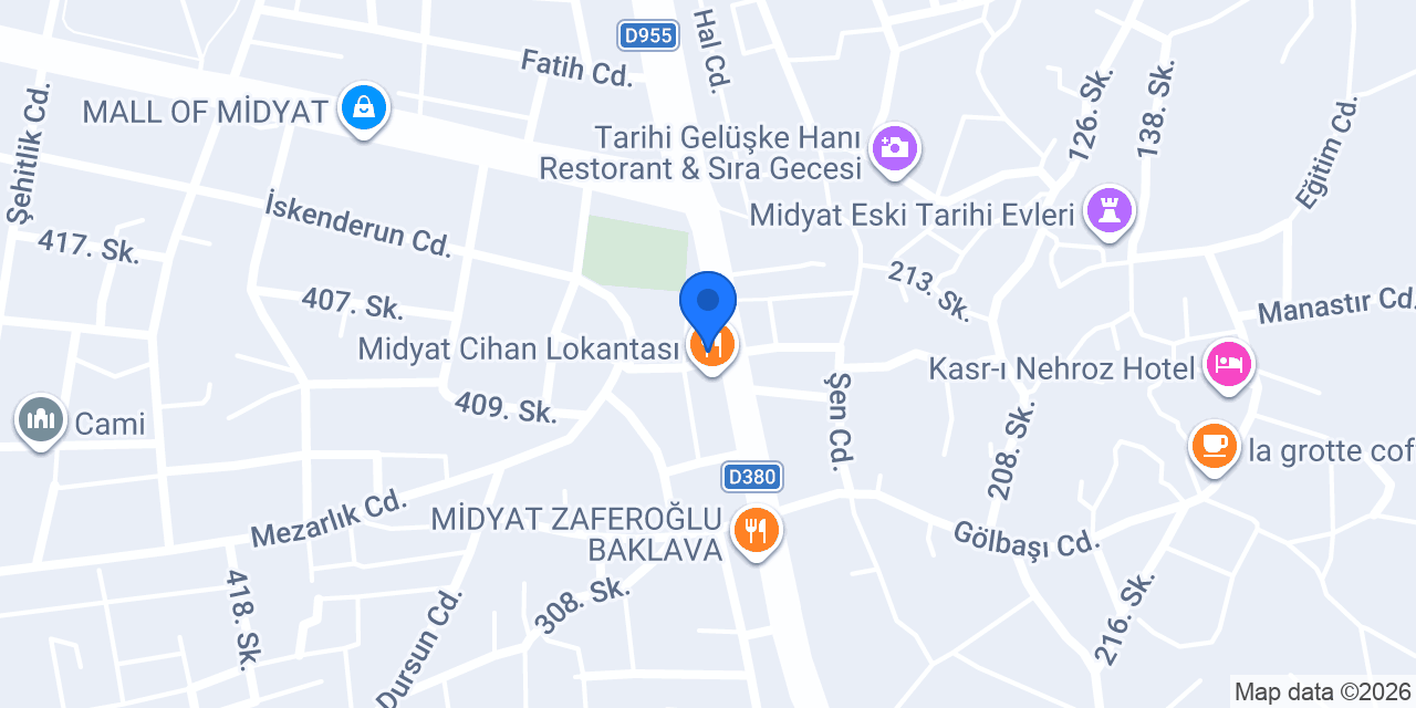 Has Konyalı ® Midyat konumu