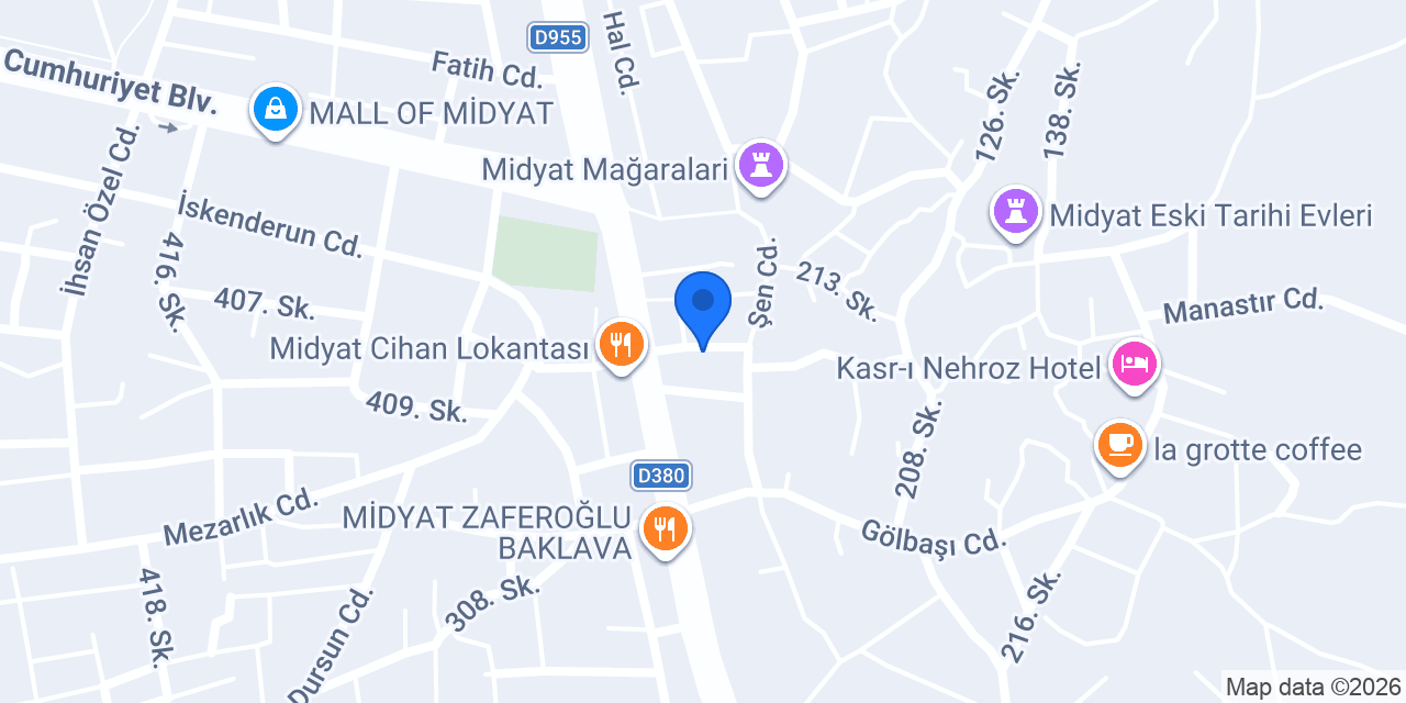 Sibastiyan erkek kuaförü konumu