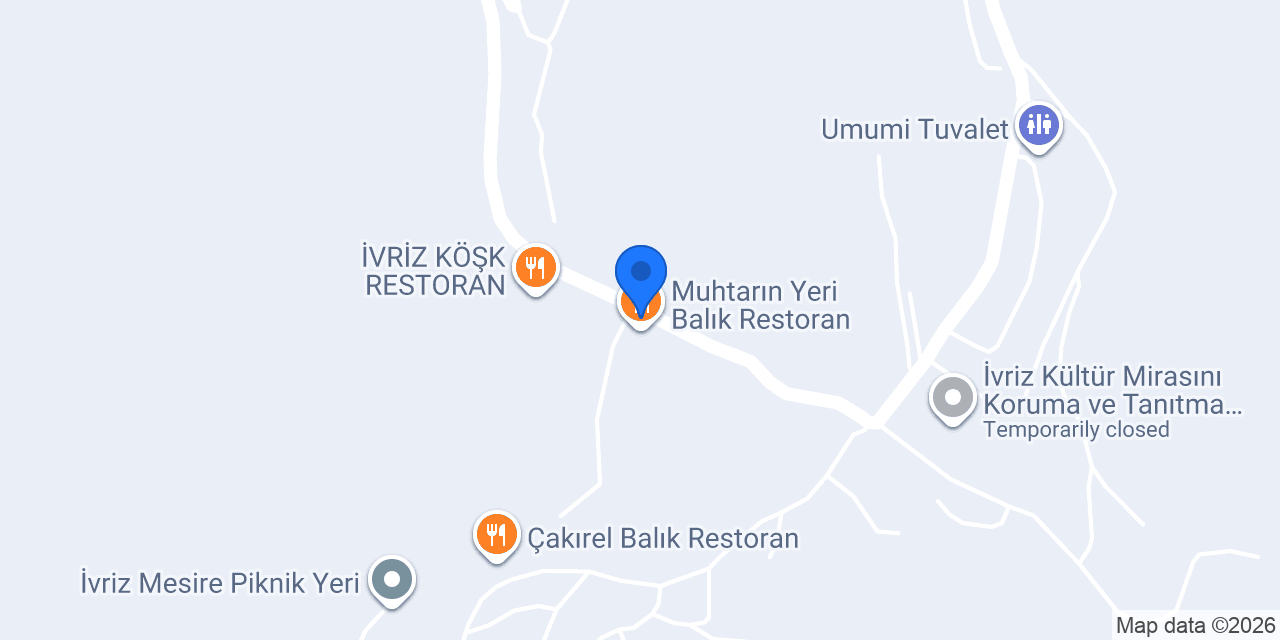 İvriz Özgenç Alabalık Restoran konumu