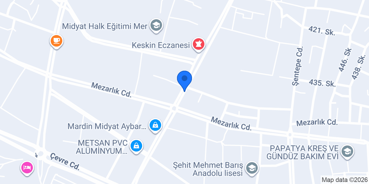 midyat YİĞİT tekstil konumu