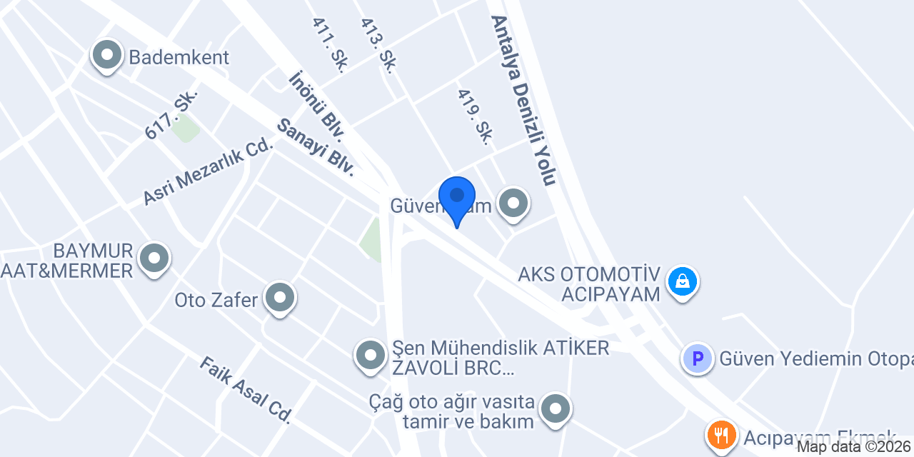 Petlas-birlik Oto konumu