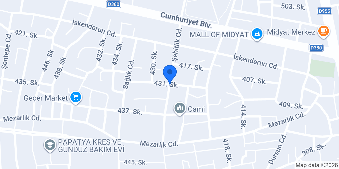 Şimal bayan terzi konumu