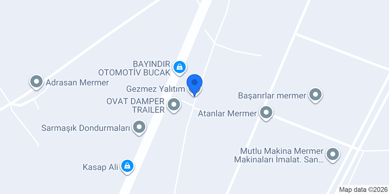 Gezmez Yalıtım konumu
