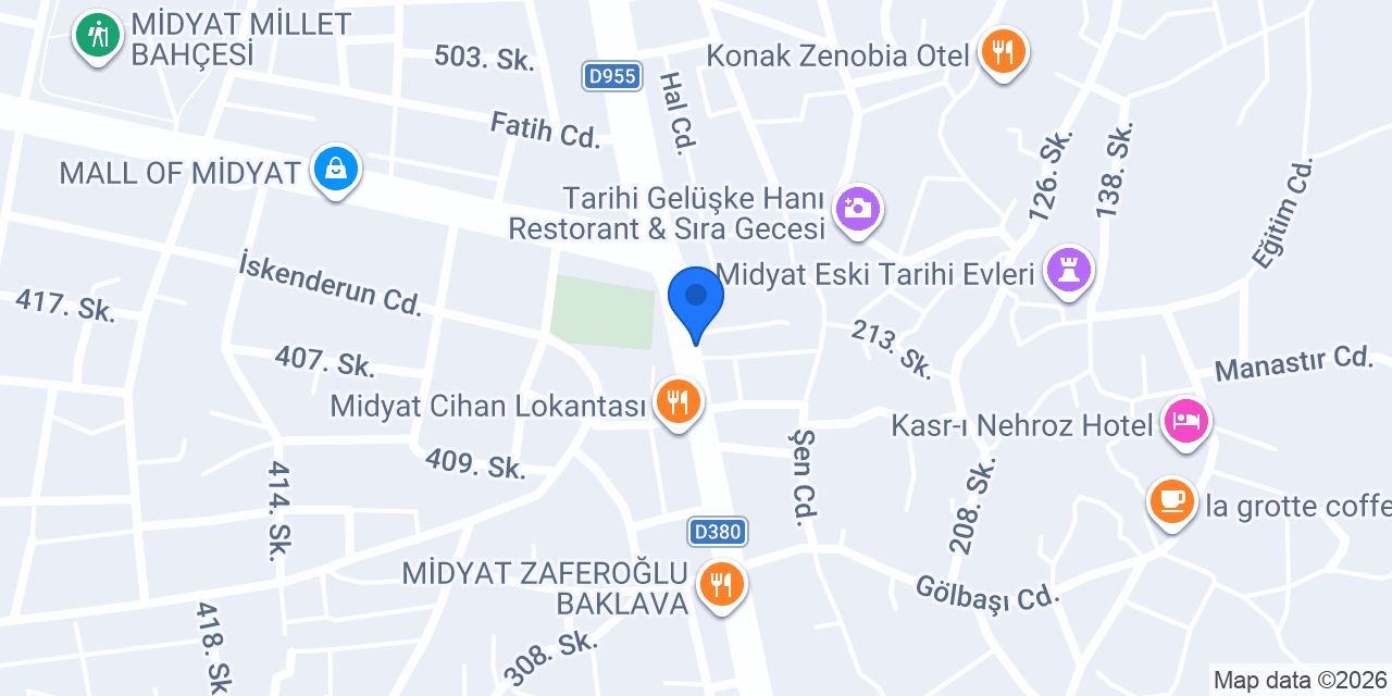 Midyat Emin Turizm konumu