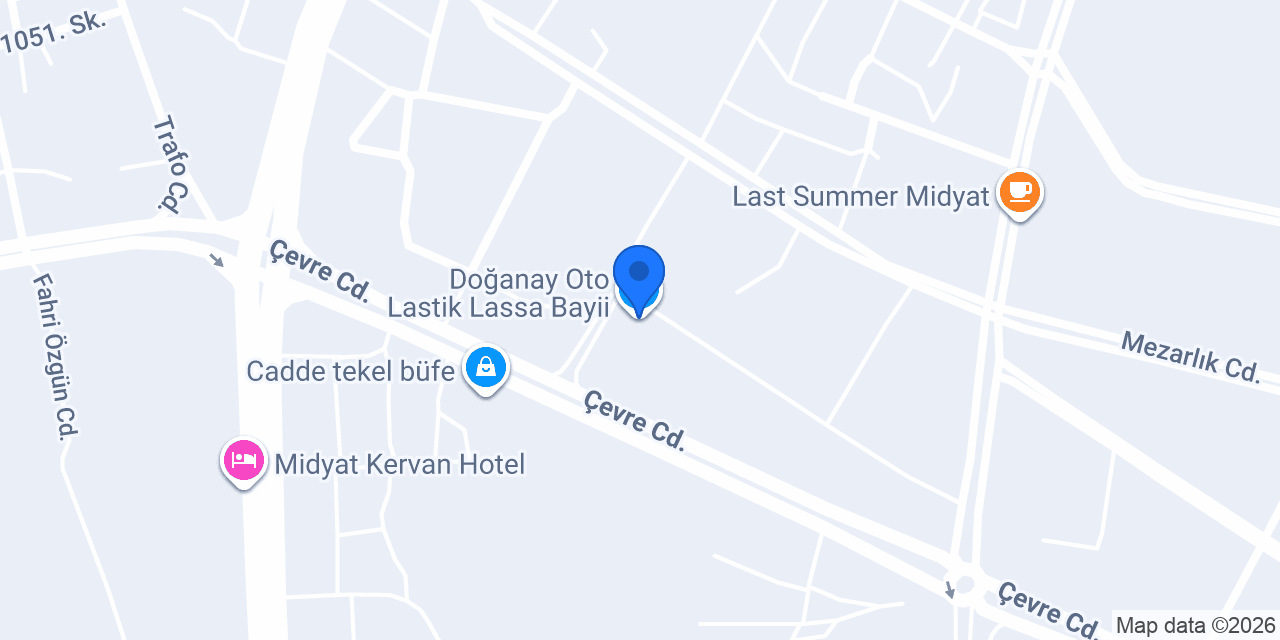 Doğanay Oto Lastik Lassa Bayii konumu