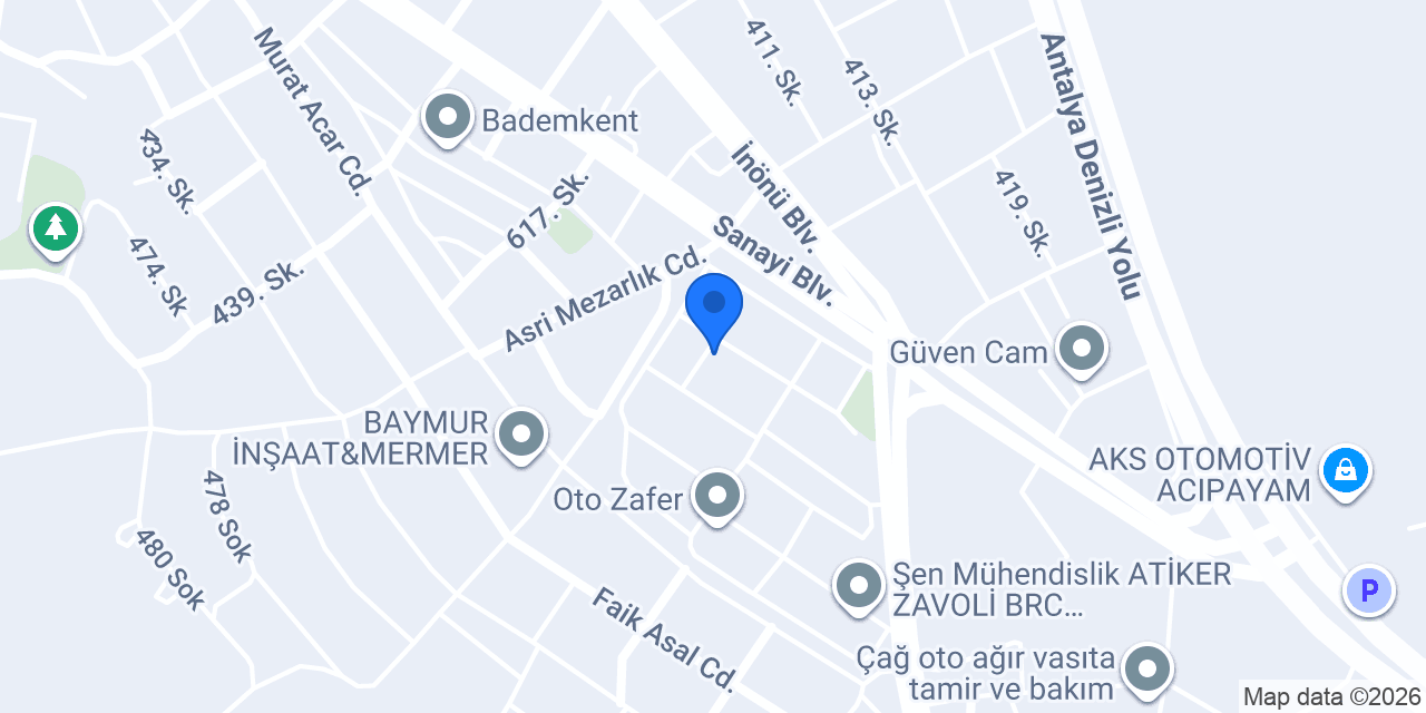 OTO TEKELİ konumu