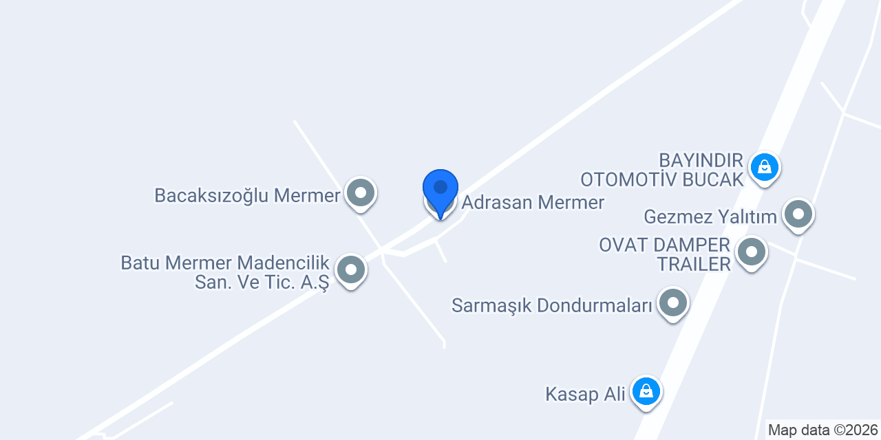 Adrasan Mermer konumu