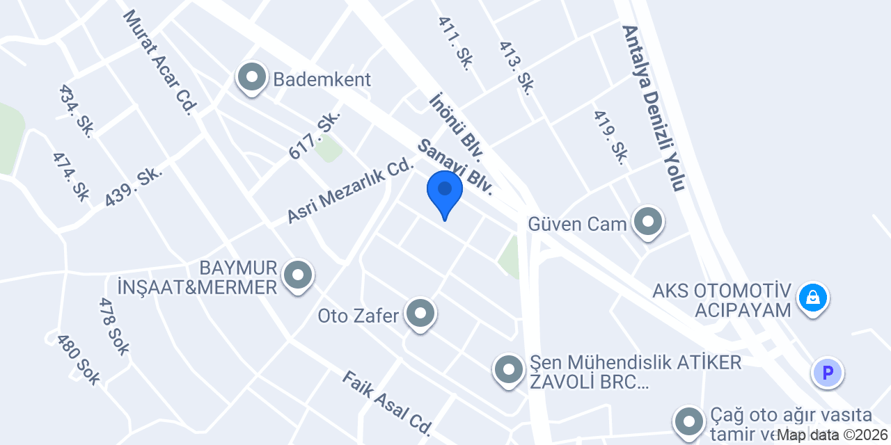 Güngör Motor konumu